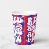 アメリカの花嫁のためのパーティー「Red White I Do America Bacheloret 紙コップ (右)