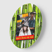 アメリカの若者のための歴史の教訓 ラージ壁時計 (傾斜)