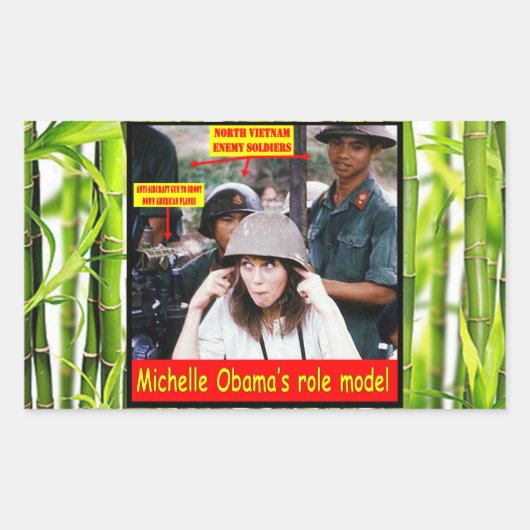 アメリカの若者のための歴史の教訓 長方形シール (正面)