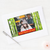 アメリカの若者のための歴史の教訓 長方形シール (封筒)