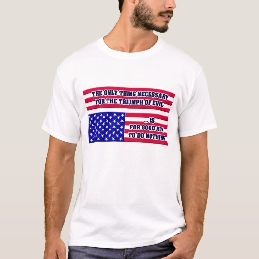 アメリカの苦脳 Tシャツ (正面)