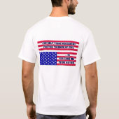 アメリカの苦脳 Tシャツ (裏面)