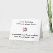 アメリカの英雄の1人へのハッピーバレンタインデー シーズンカード (裏面)