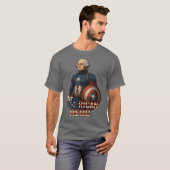 アメリカの英雄1号 ジョージ・ワシントン Tシャツ (正面フル)
