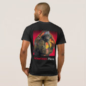 アメリカの英雄 Tシャツ (裏面フル)