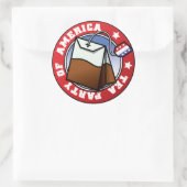 アメリカの茶パーティー ラウンドシール (バッグ)