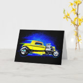 アメリカの落書き2009のカード カード (黄色い花)