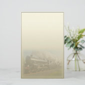 アメリカの蒸気機関の鉄道文房具 便箋 (スタンド正面)