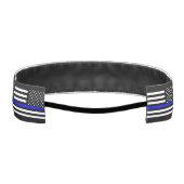 アメリカの薄いブルーライングラフィックの装飾 アスレチックヘッドバンド (裏面)