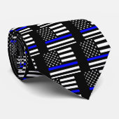 アメリカの薄いブルーライン表示 ネクタイ (ロール)