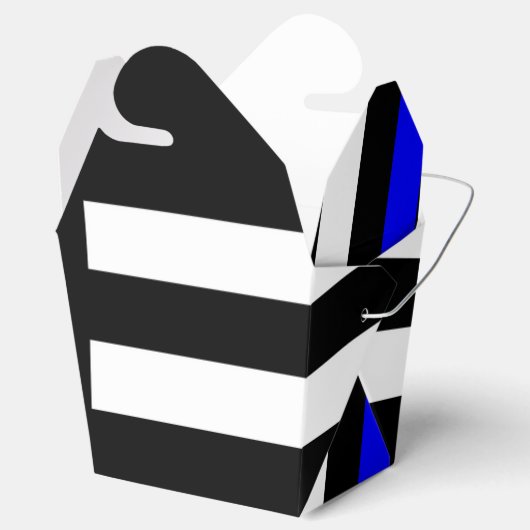 アメリカの薄い青い線のグラフィック フェイバーボックス (オープン)