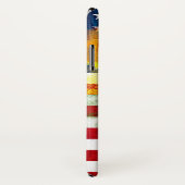 アメリカの虹の旗|の木製の穀物及びPaintstrokes Case-Mate iPhoneケース (裏面/右)