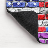 アメリカの虹の旗 マウスパッド (コーナー)