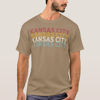 アメリカの街 70年代 アメリカ カンザスシティ ギフト Tシャツ