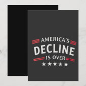 アメリカの衰退は終わった トランプの黄金時代 招待状 (正面/裏面)