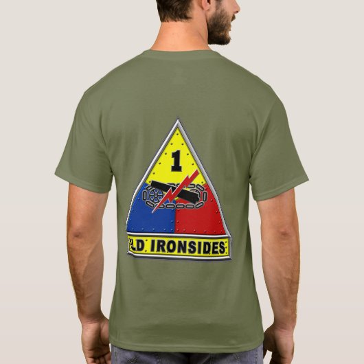 アメリカの装甲師団 Tシャツ (裏面)