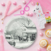 アメリカの製革工のIvesの休日家族の紙皿 ペーパープレート (パーティー)