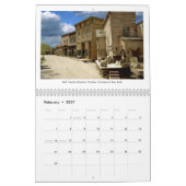 アメリカの西の映画牧場 カレンダー (2月 2027)