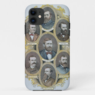 アメリカの西の牛王、c.1880 (engravi iPhone 11 ケース