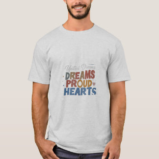 アメリカの誇りある心のTシャツデザイン Tシャツ