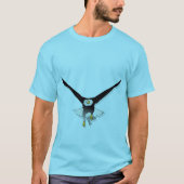 アメリカの誇りを感じるイーグルペアTシャツ Tシャツ (正面)
