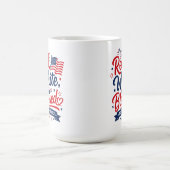アメリカの誇り独立記念日のギフト コーヒーマグカップ (中央)