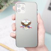 アメリカの誇り高い鷹の周年記念USA シール (スマートフォン)