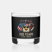 アメリカの誇り250周年 | 堂々たる鷲 ウイスキーグラス (裏面)
