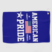 アメリカの誇り ゴルフタオル (横)
