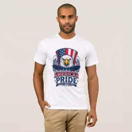 アメリカの誇り ハクトウワシ アンクルサム ハット 愛国 Tシャツ