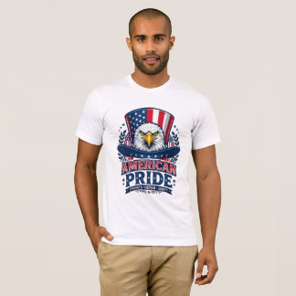 アメリカの誇り ハクトウワシ アンクルサム ハット 愛国 Tシャツ