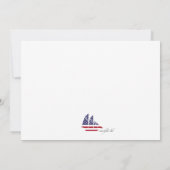 アメリカの誇り 招待状 (裏面)