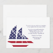 アメリカの誇り 招待状 (正面/裏面)