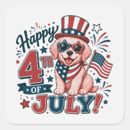 アメリカの誇り 7月4日 スクエアシール