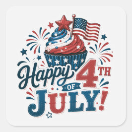 アメリカの誇り 7月4日 スクエアシール