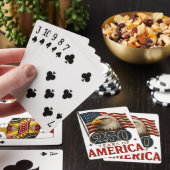 アメリカの誕生日カード トランプ (インサイチュ)
