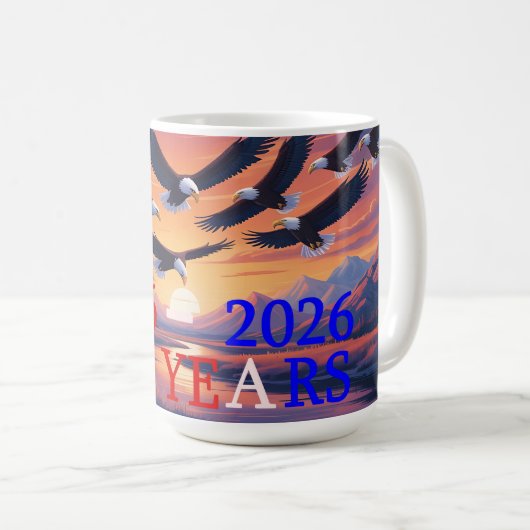 アメリカの誕生日 コーヒーマグカップ (正面右)