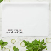 アメリカの調理師があること誇りを持った キッチンタオル (折り畳み)