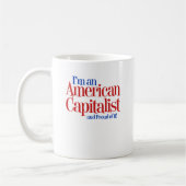 アメリカの資本家…およびそれの誇りを持った コーヒーマグカップ (左)