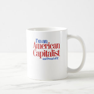 アメリカの資本家…およびそれの誇りを持った コーヒーマグカップ