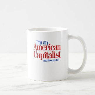 アメリカの資本家…およびそれの誇りを持った コーヒーマグカップ