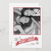 アメリカの赤い玄関ひさしの休日の写真カード シーズンカード (正面/裏面)