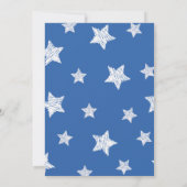 アメリカの赤ちゃん　4th of July　一歳の誕生日 招待状 (裏面)