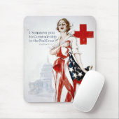 アメリカの赤十字のヴィンテージの第1次世界大戦ポスター マウスパッド (マウス)