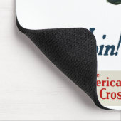 アメリカの赤十字を結合して下さい マウスパッド (コーナー)