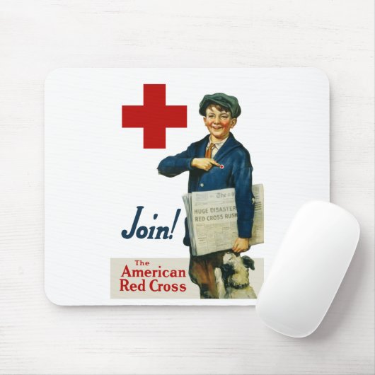 アメリカの赤十字を結合して下さい マウスパッド (マウス)