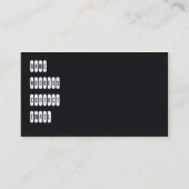 アメリカの車のでクラシックなピンク筋肉車 名刺 (裏面)