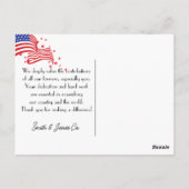 アメリカの農地に立つ「アメリカ製品を買おう」看板 ポストカード (裏面)