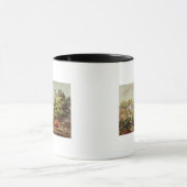 アメリカの農場場面 マグカップ (中央)