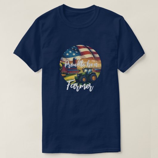 アメリカの農家の誇り Tシャツ (デザイン正面)